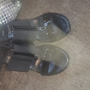 Italian Shoemakers Black Sandals